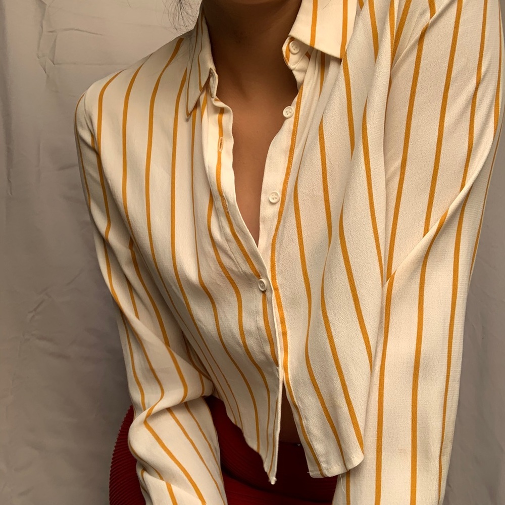 Striped crop top